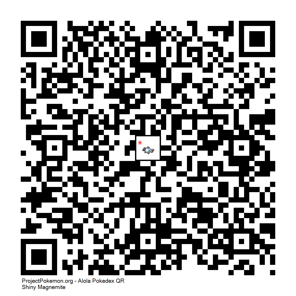 Cdigo QR de Magnemite variocolor